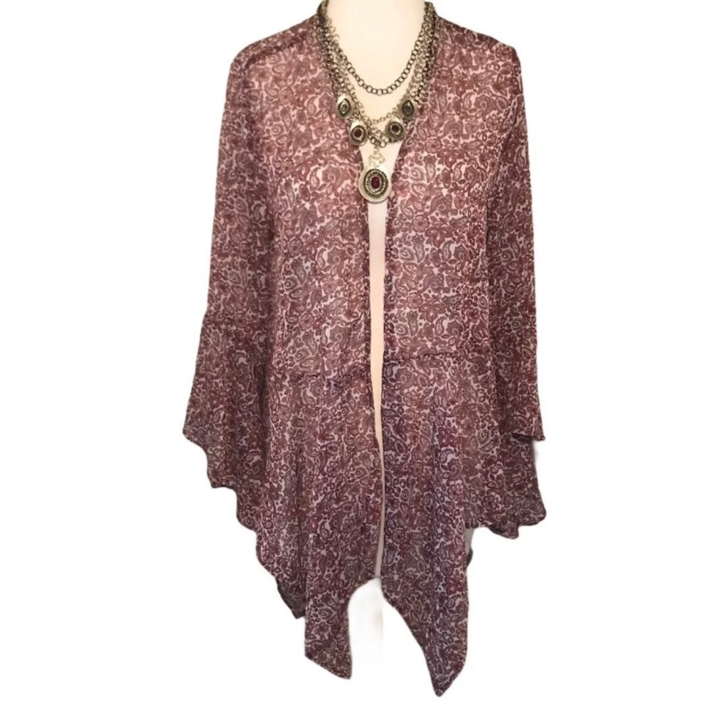 Flowy Hollister Cover-up, Kimono, Duster, Cardigan
